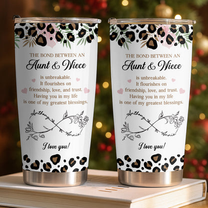 The Bond Between An Aunt & Niece, Flowers And Hearts