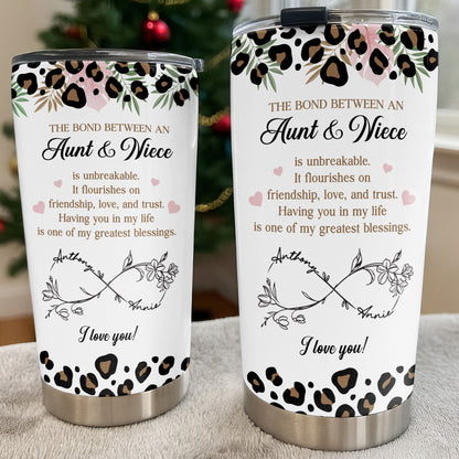 The Bond Between An Aunt & Niece, Flowers And Hearts