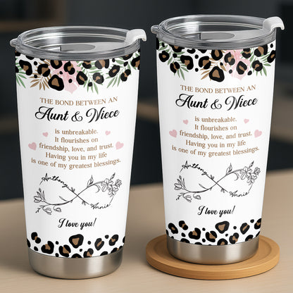 The Bond Between An Aunt & Niece, Flowers And Hearts