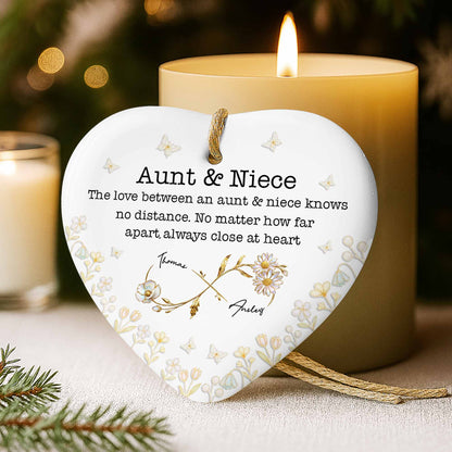 Love Between Aunt And Niece, Butterflies And Flowers