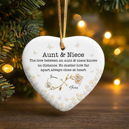 Love Between Aunt And Niece, Butterflies And Flowers