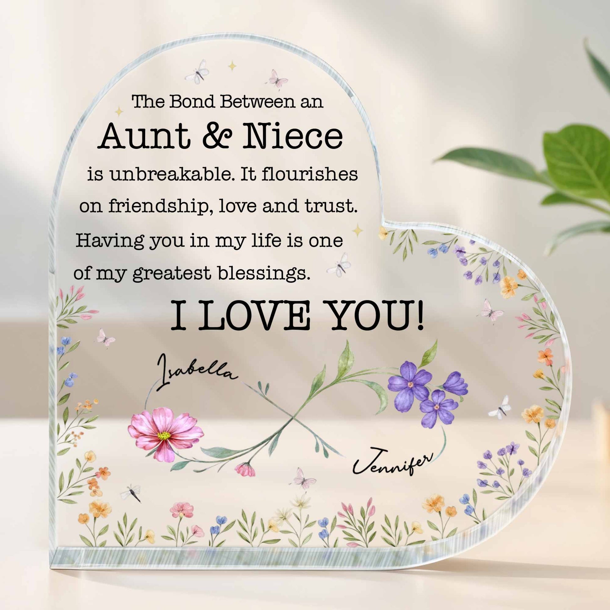 The Bond Between An Aunt & Niece, Flowers