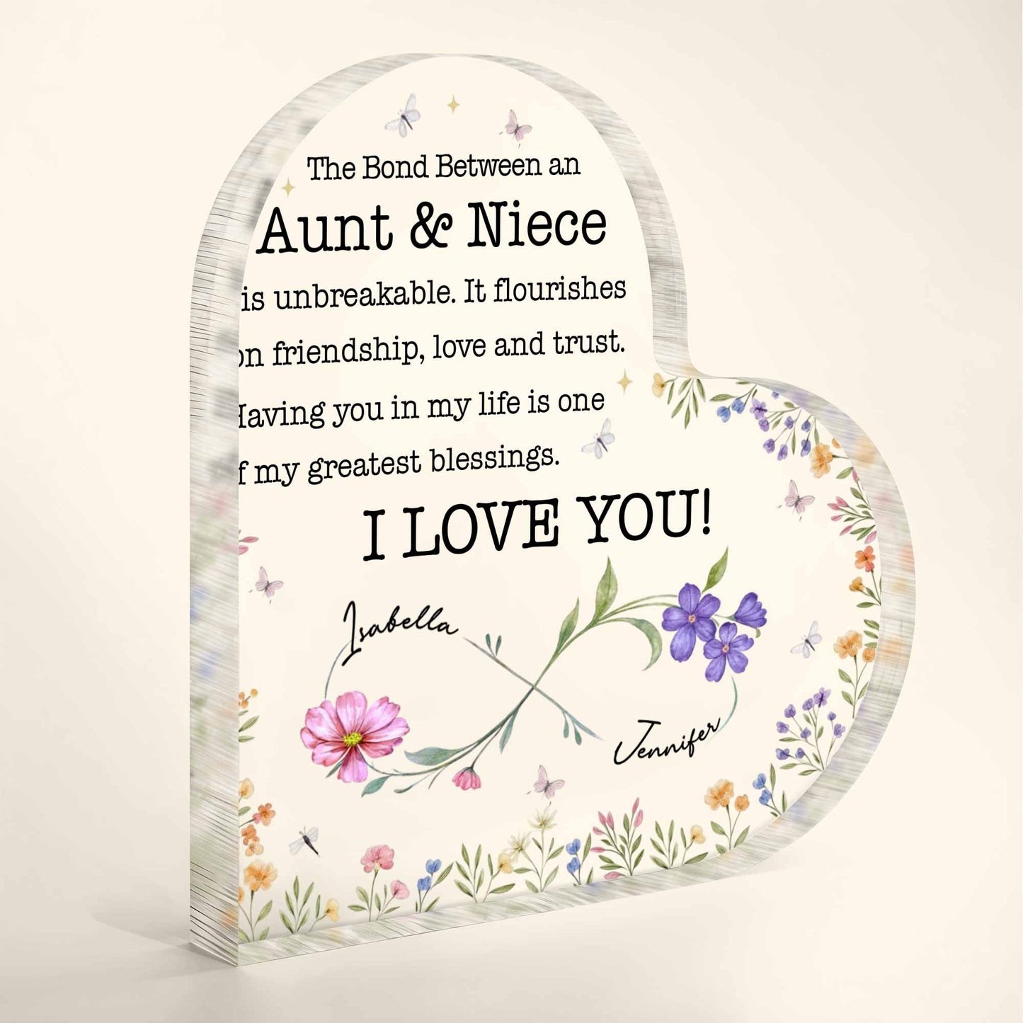 The Bond Between An Aunt & Niece, Flowers