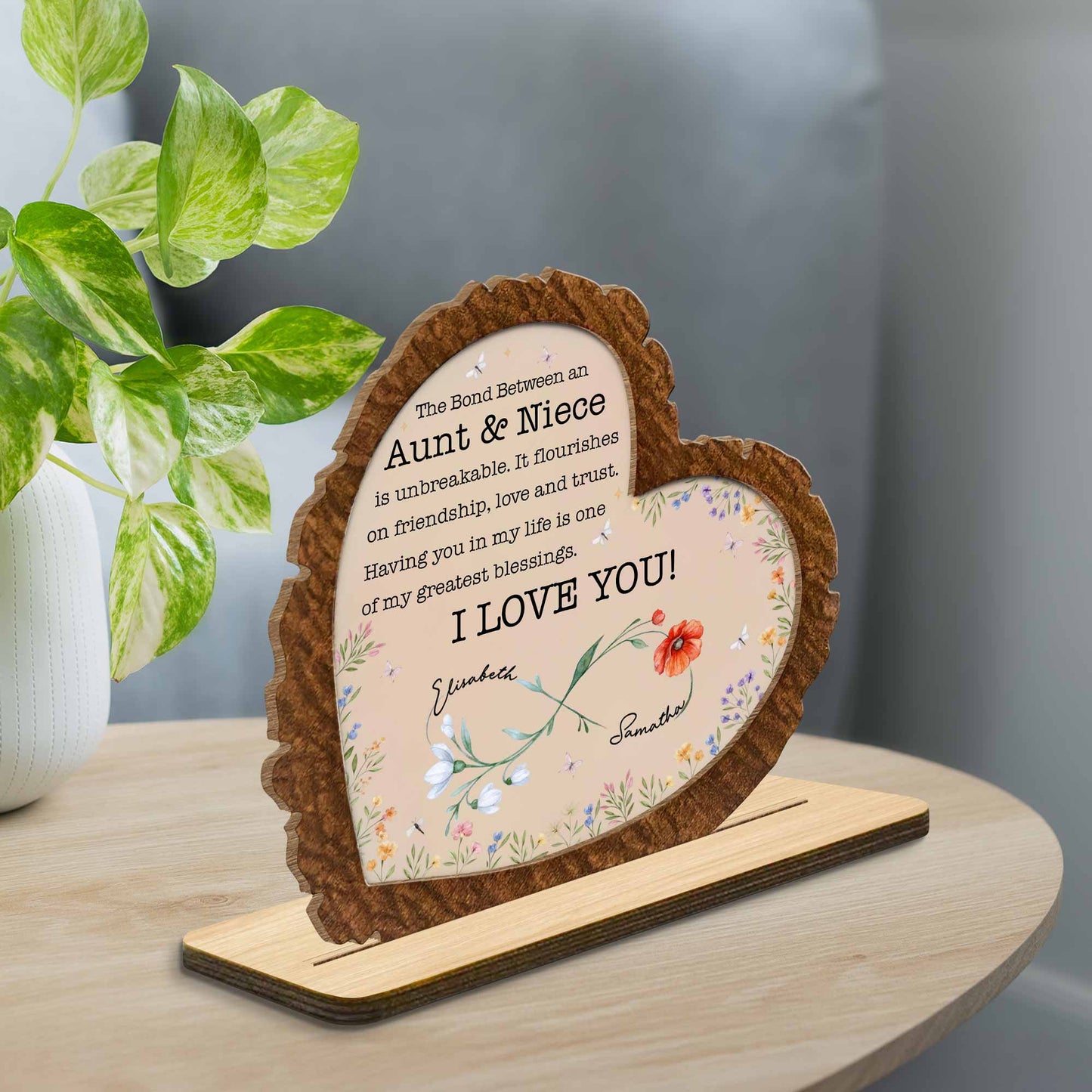 The Bond Between an Aunt & Niece, Flowers