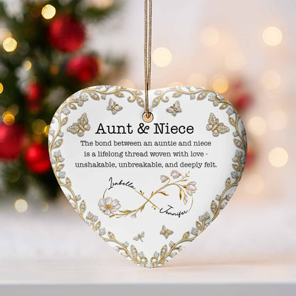 The Bond Between An Auntie And Niece With Butterflies And Flowers