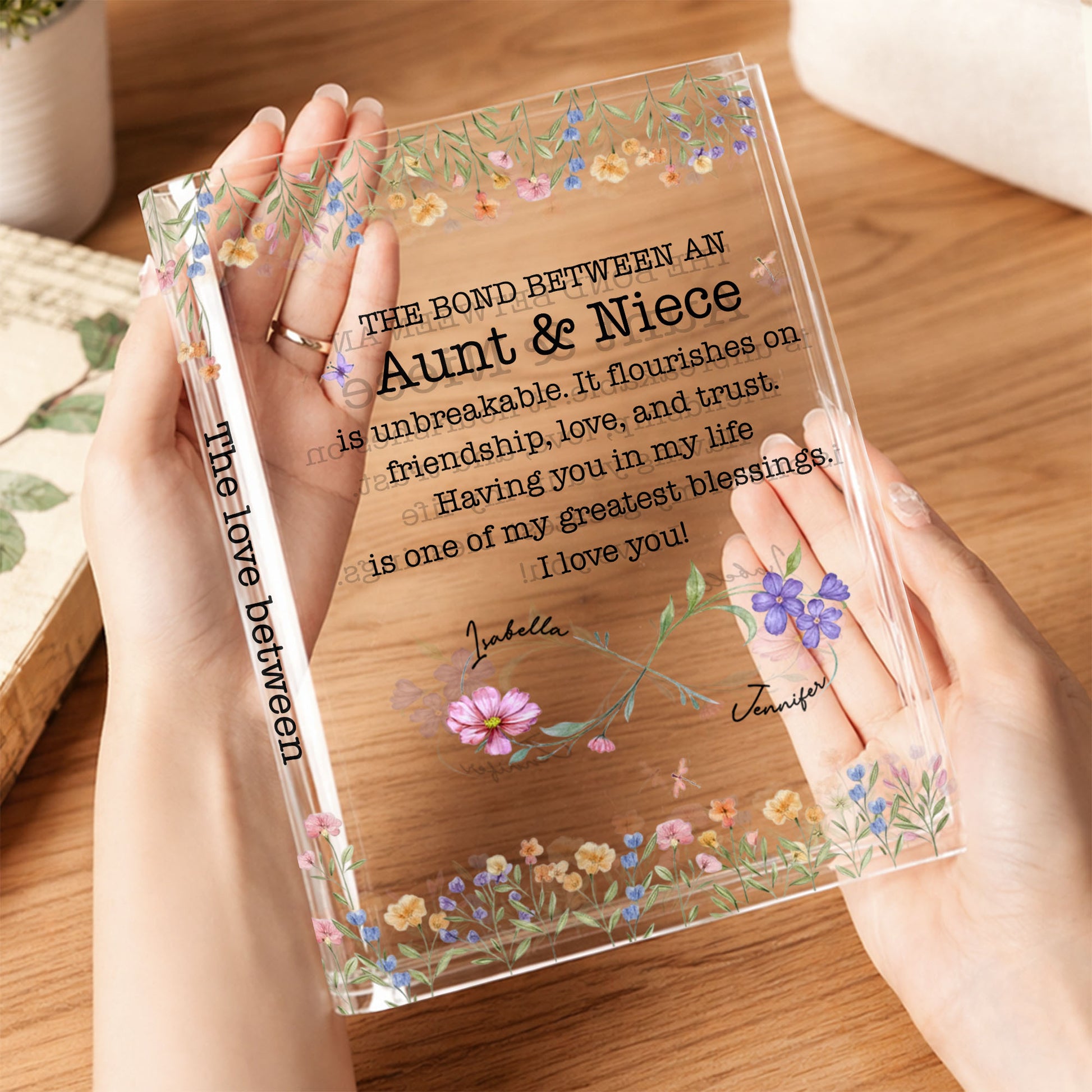 The Bond Between An Aunt & Niece, Flowers