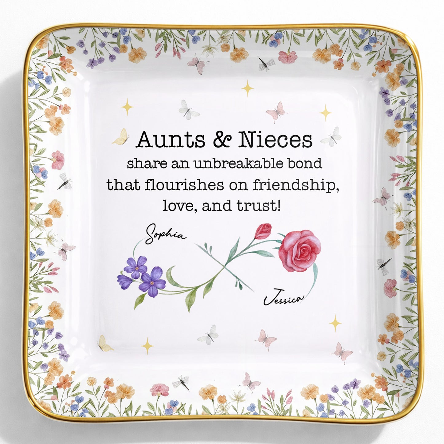 Aunts & Nieces Share An Unbreakable Bond, Flowers And Butterflies