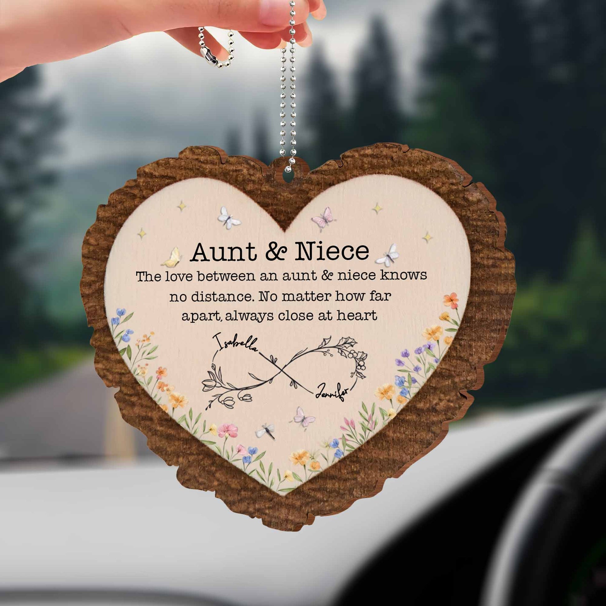 The Love Between an Aunt and Niece, Hearts and Flowers