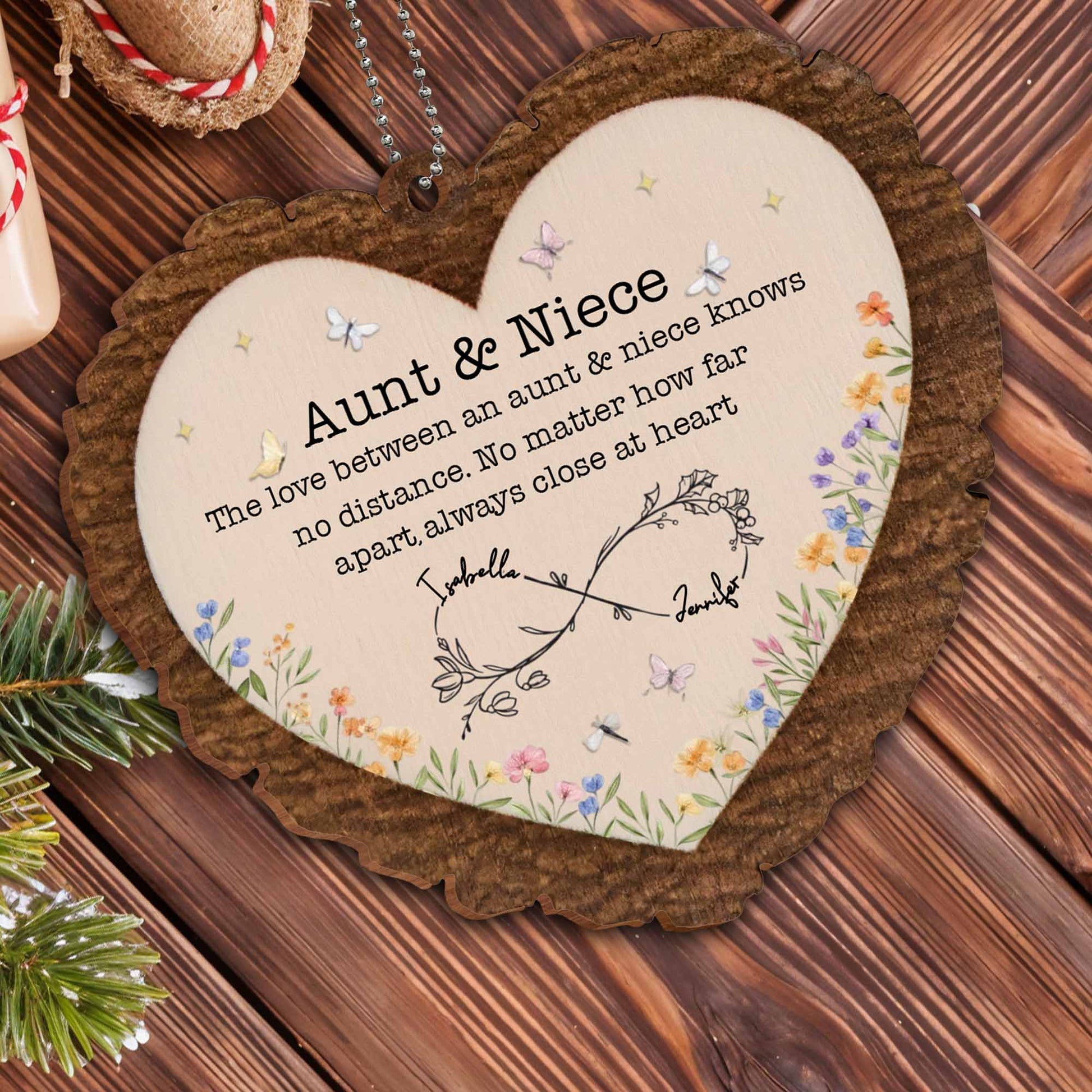 The Love Between an Aunt and Niece, Hearts and Flowers