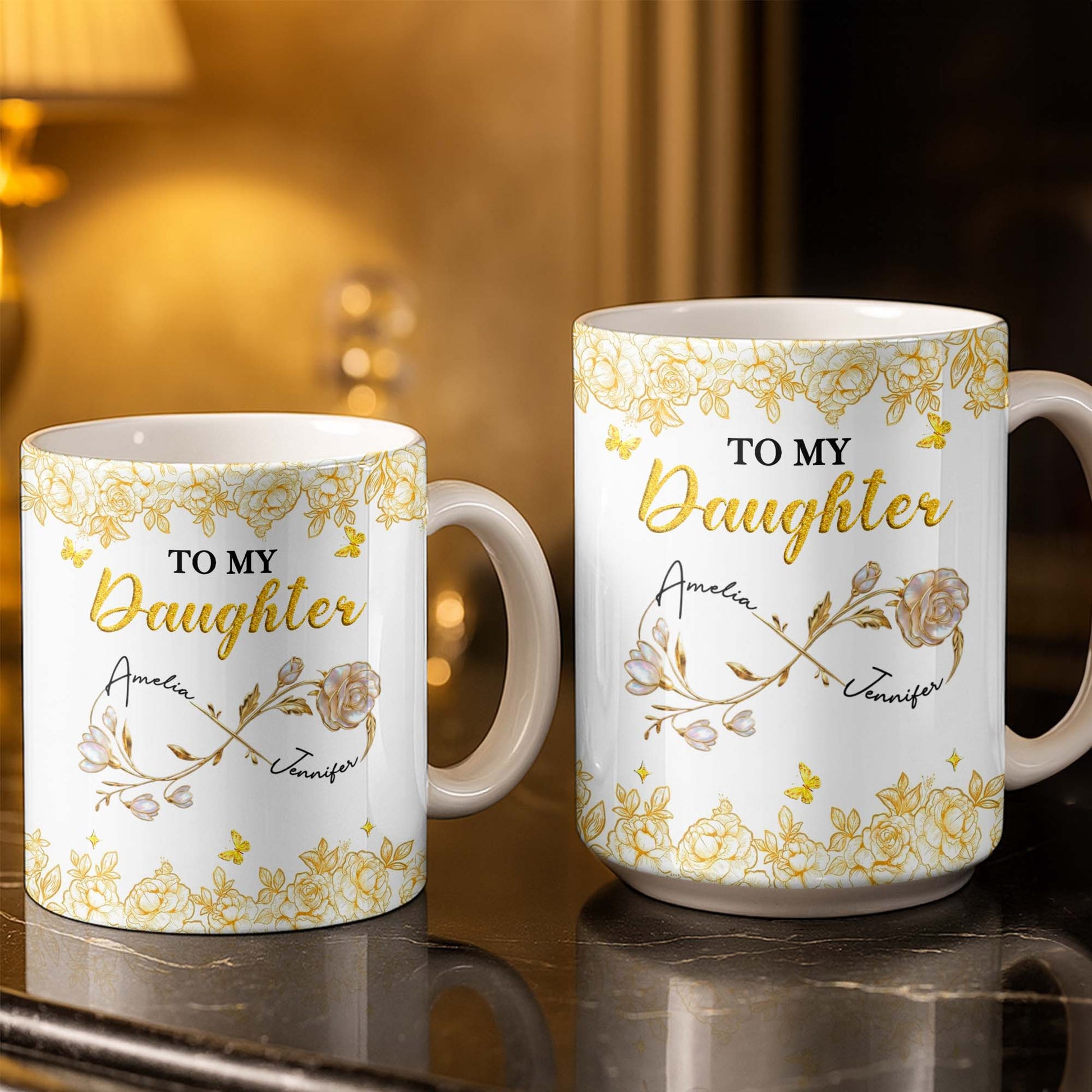 Choose You To Be My Daughter In Every Lifetime, Flowers, Butterflies