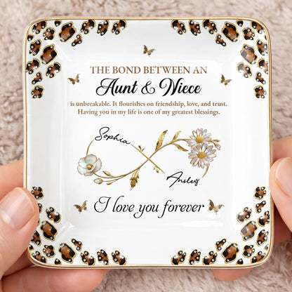 The Bond Between An Aunt & Niece, Flowers And Butterflies