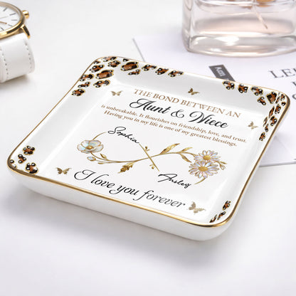 The Bond Between An Aunt & Niece, Flowers And Butterflies