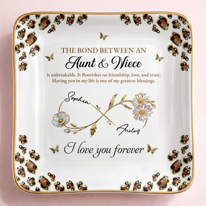 The Bond Between An Aunt & Niece, Flowers And Butterflies