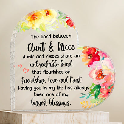 The Bond Between Aunt & Niece, Beautiful Floral Design