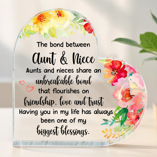 The Bond Between Aunt & Niece, Beautiful Floral Design