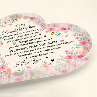 To My Beautiful Niece, Flowers And Butterflies