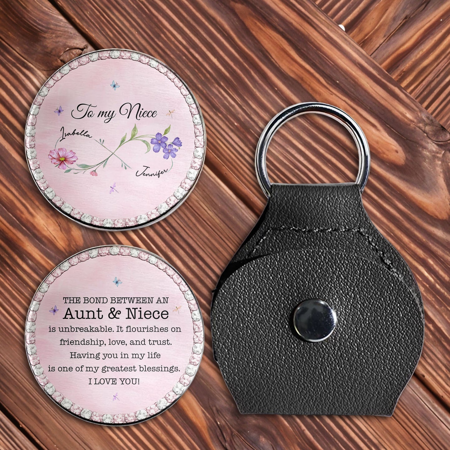 To My Niece The Bond Between An Aunt And Niece Infinity Flower