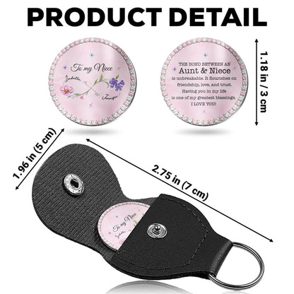 To My Niece The Bond Between An Aunt And Niece Infinity Flower