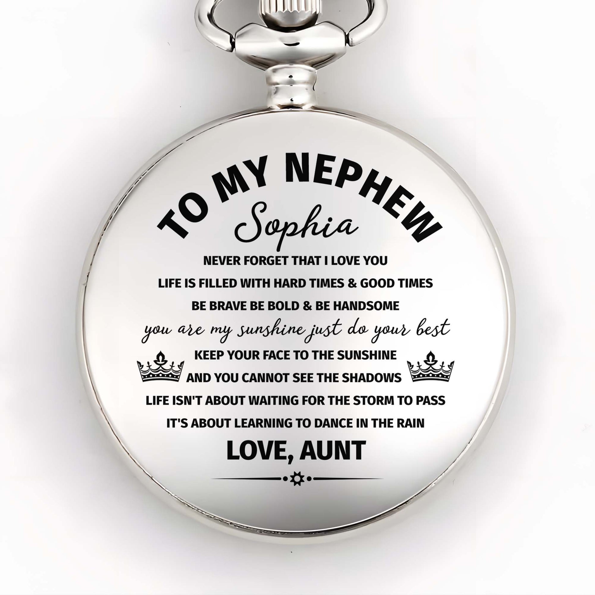 To My Nephew, Embrace Life's Hard And Good Times