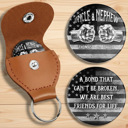 Uncle And Nephew A Bond That Can't Be Broken Fist Bump American Flag