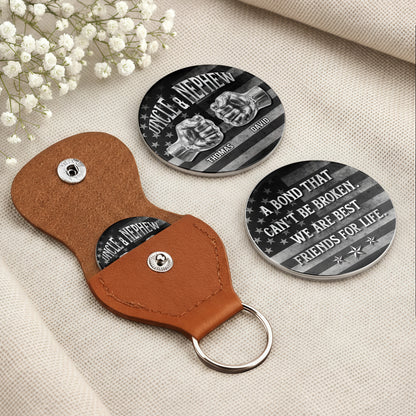 Uncle And Nephew A Bond That Can't Be Broken Fist Bump American Flag