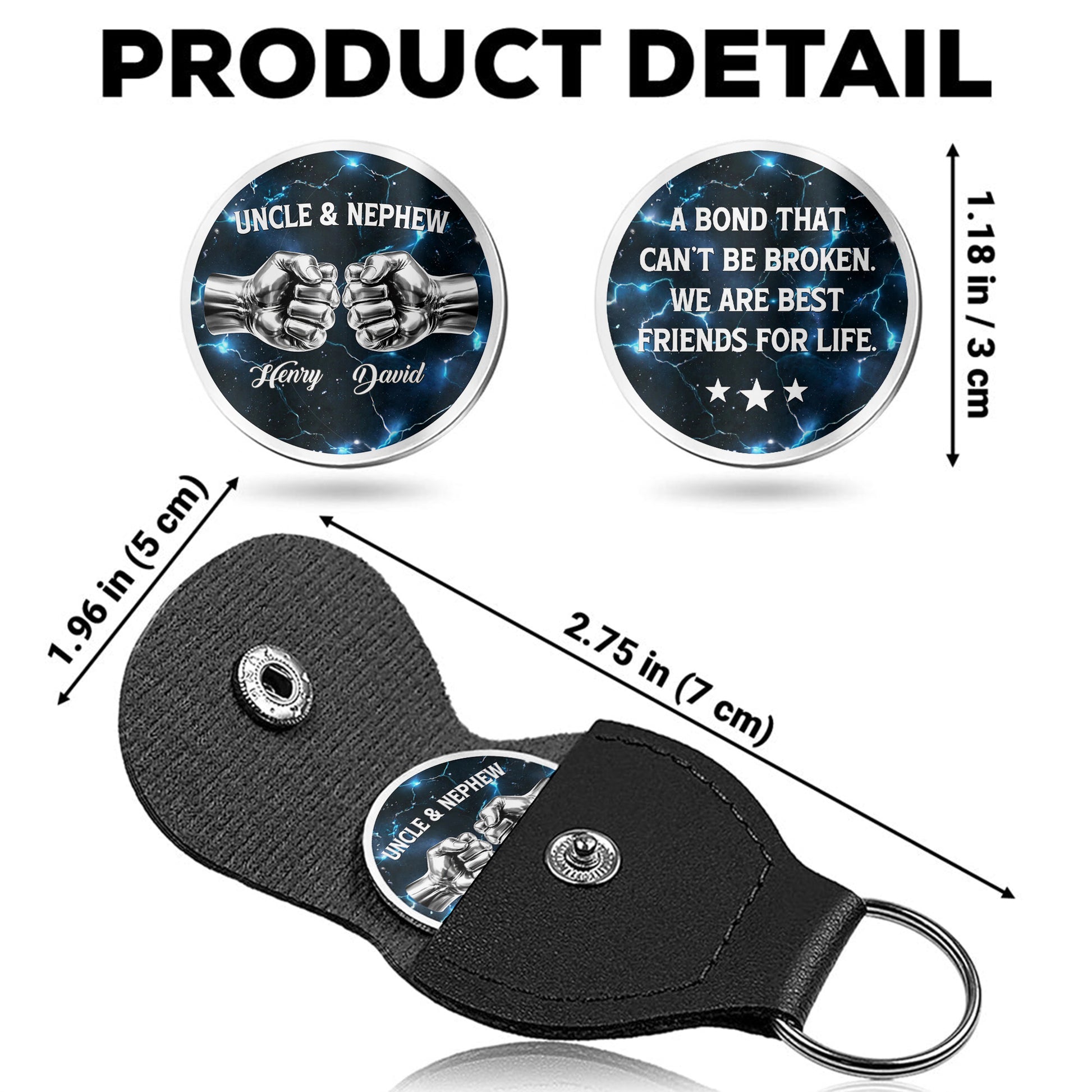 Uncle & Nephew A Bond That Can't Be Broken Fist Bump