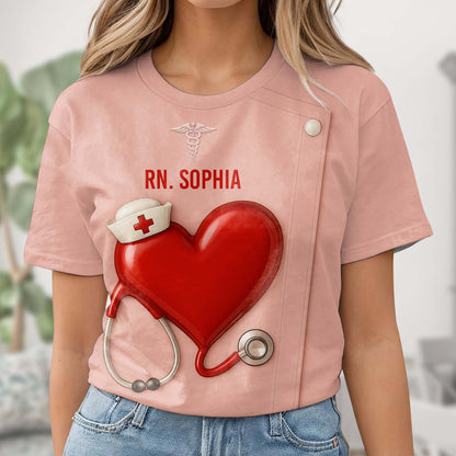 Stethoscope, Hat, and Heart Design, Perfect For Any Proud Nurse
