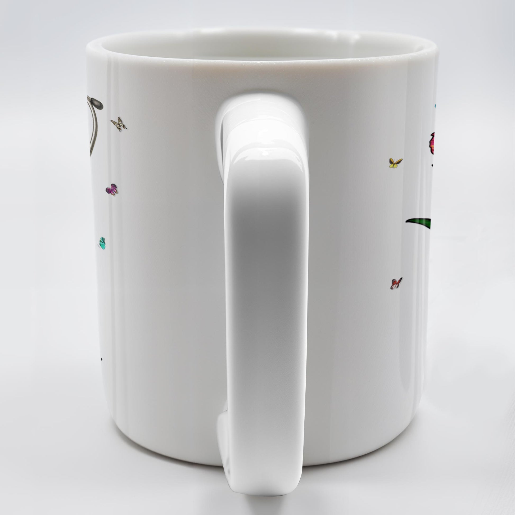 Vibrant Tulip And Stethoscope Design, Beautiful Butterflies