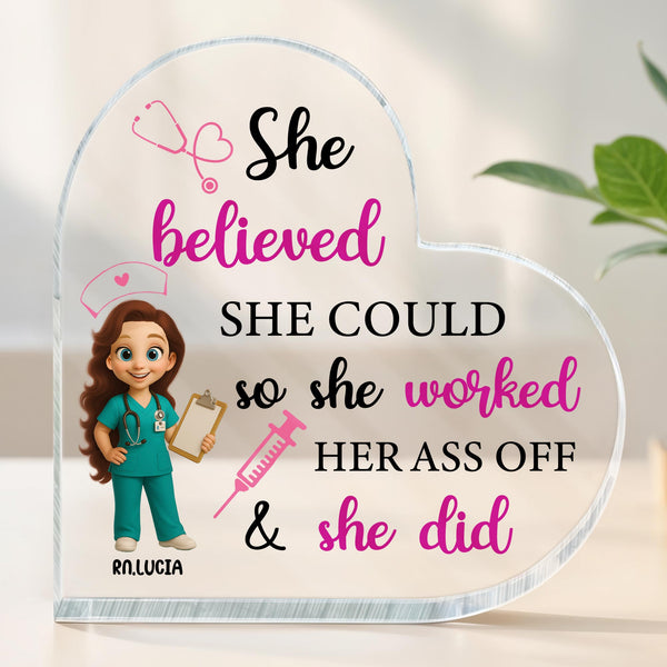 She Believed She Could So She Worked Her Ass Off & She Did, Nurse and Medical Tools