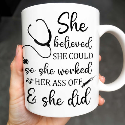 She Believed She Could So She Worked Her Ass Off & She Did, Stethoscope
