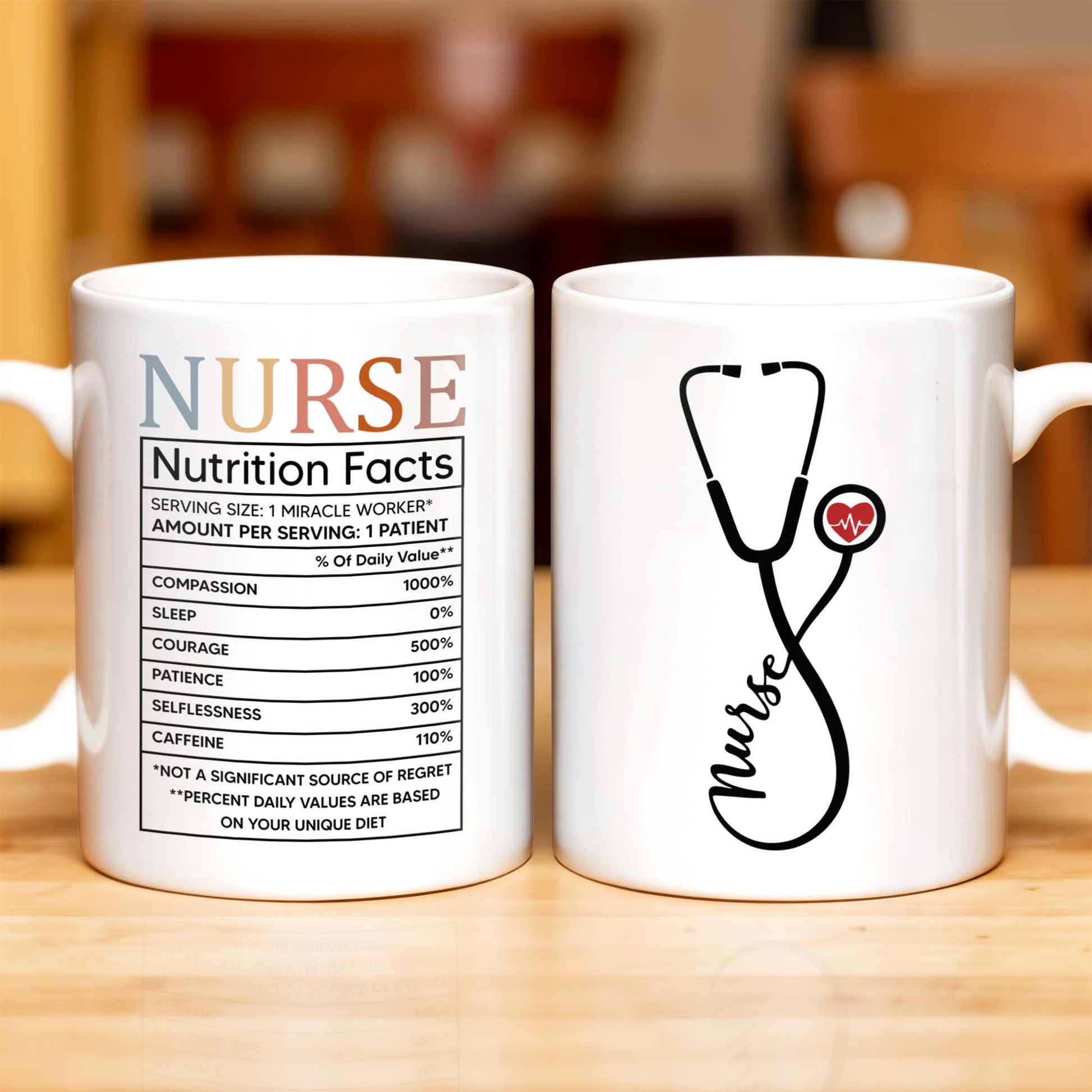 Nurse, Stethoscope and Heartbeat