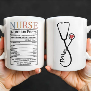 Nurse, Stethoscope and Heartbeat