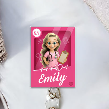 Passionate Nurse Design With Heartbeat And Medical Icons