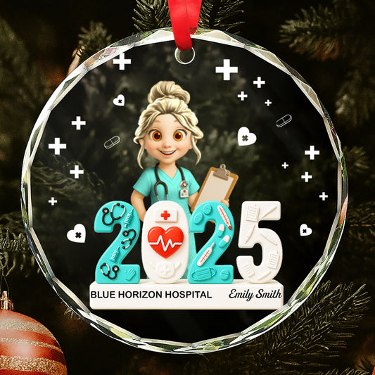 Celebrating 25 Years Of Care With Nurse And Medical Symbols