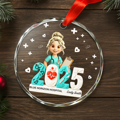 Celebrating 25 Years Of Care With Nurse And Medical Symbols