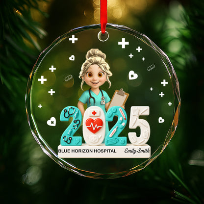 Celebrating 25 Years Of Care With Nurse And Medical Symbols