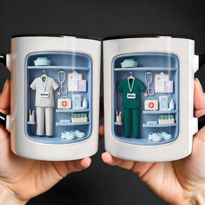 Dedicated To The Life Of A Healthcare Hero With Scrubs And Stethoscope