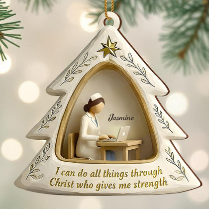 I Can Do All Things Through Christ, Star and Nurse Design