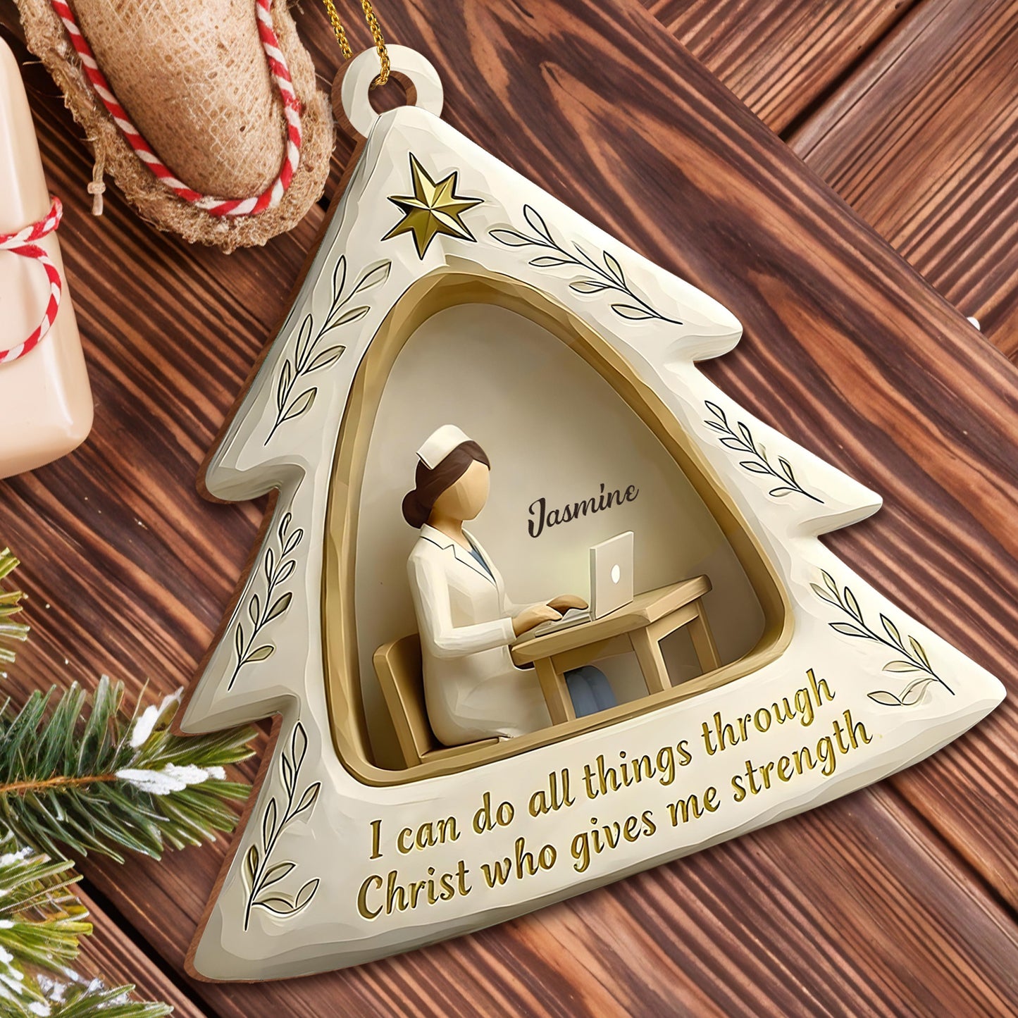 I Can Do All Things Through Christ, Star and Nurse Design