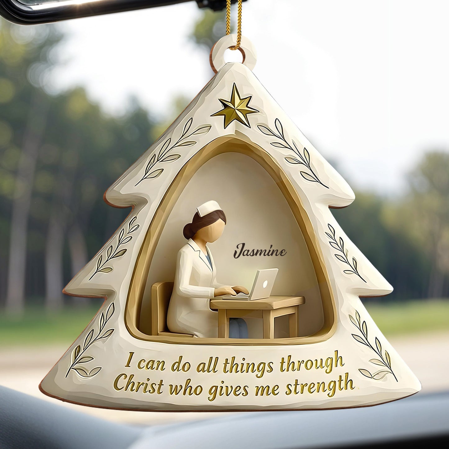 I Can Do All Things Through Christ, Star and Nurse Design