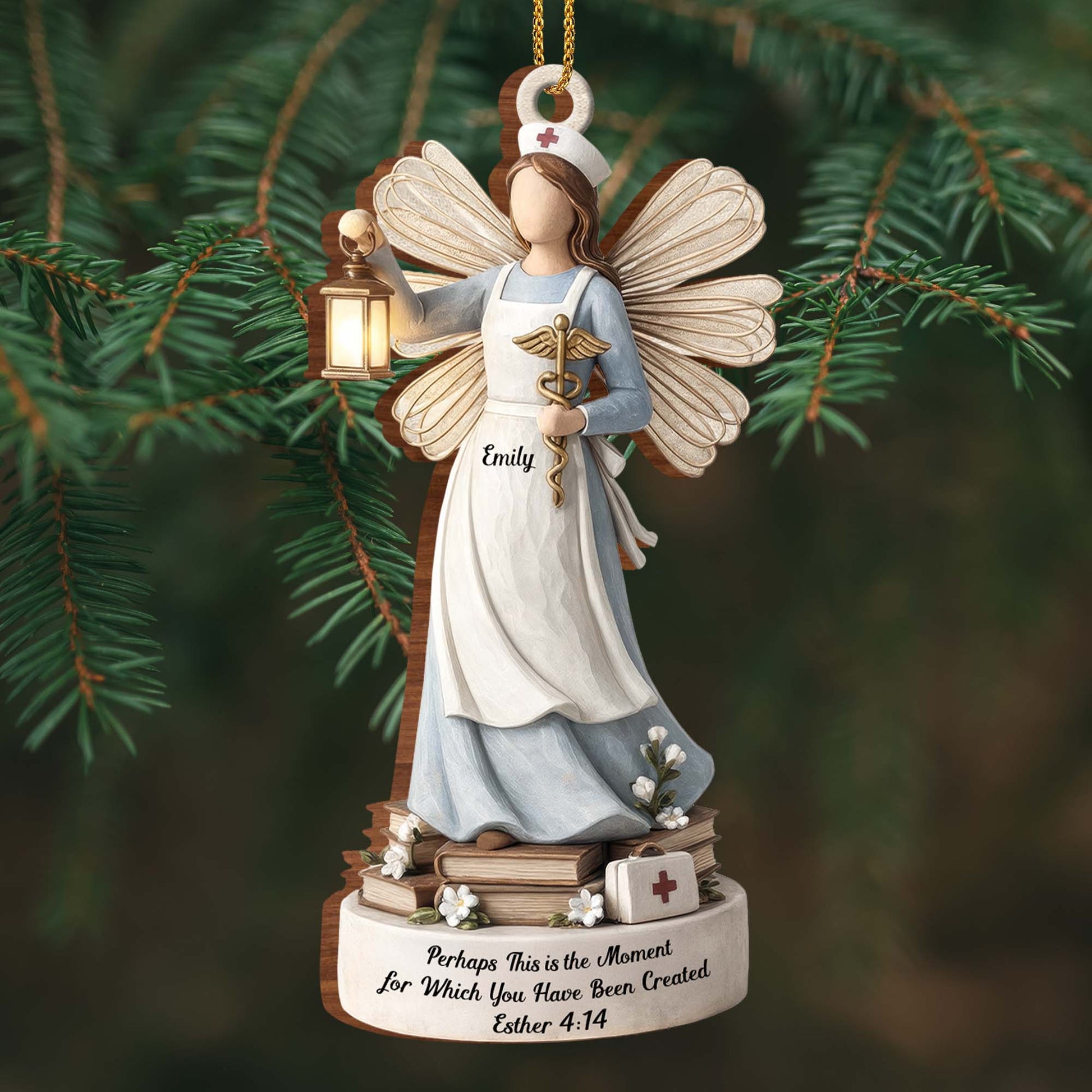 Perhaps This is the Moment, Angel With Books And Lantern