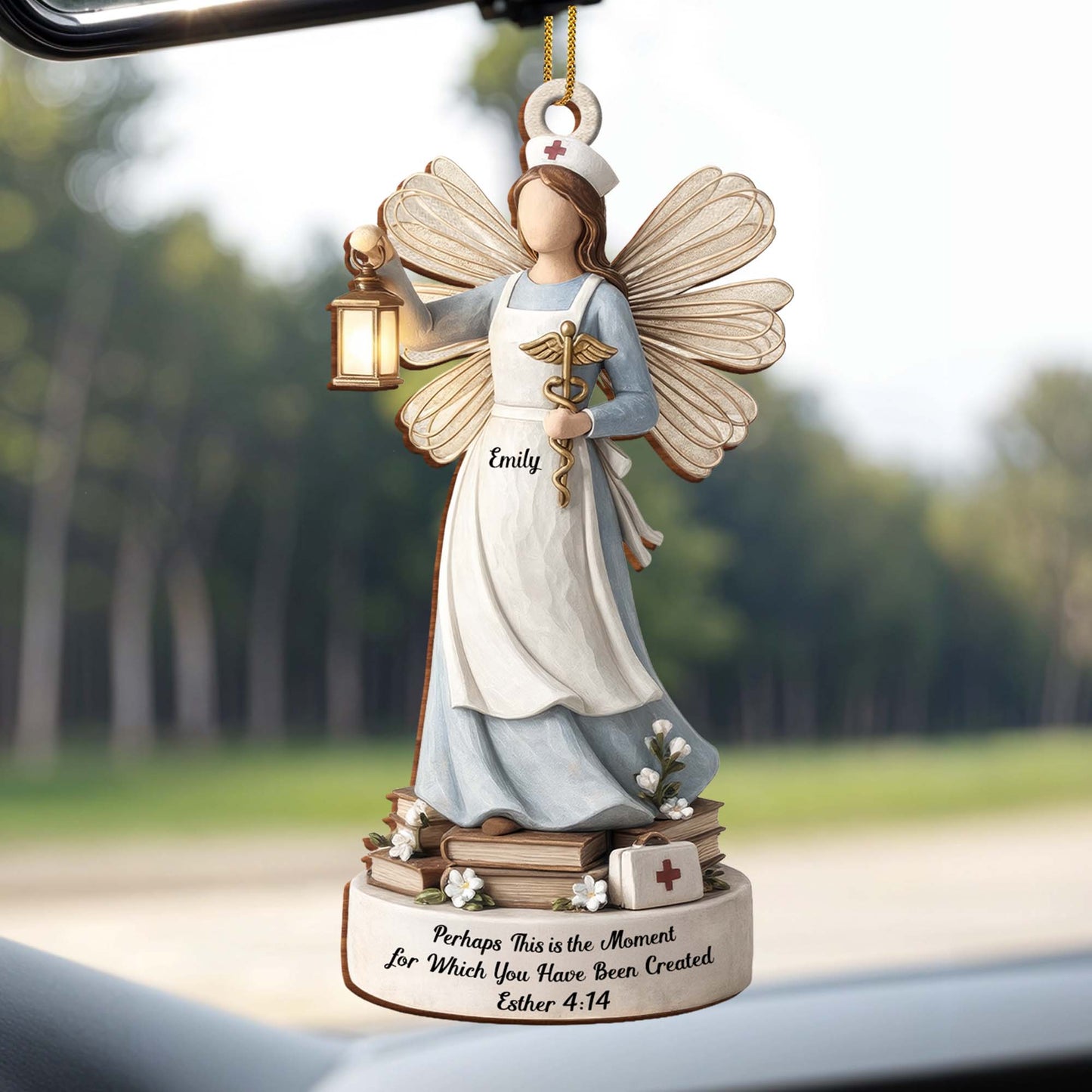 Perhaps This is the Moment, Angel With Books And Lantern