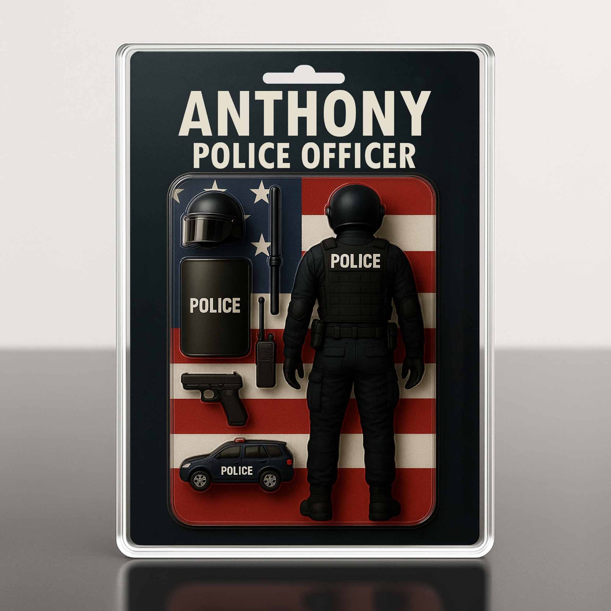 Anthony Police Officer, Police Uniform and Tactical Gear