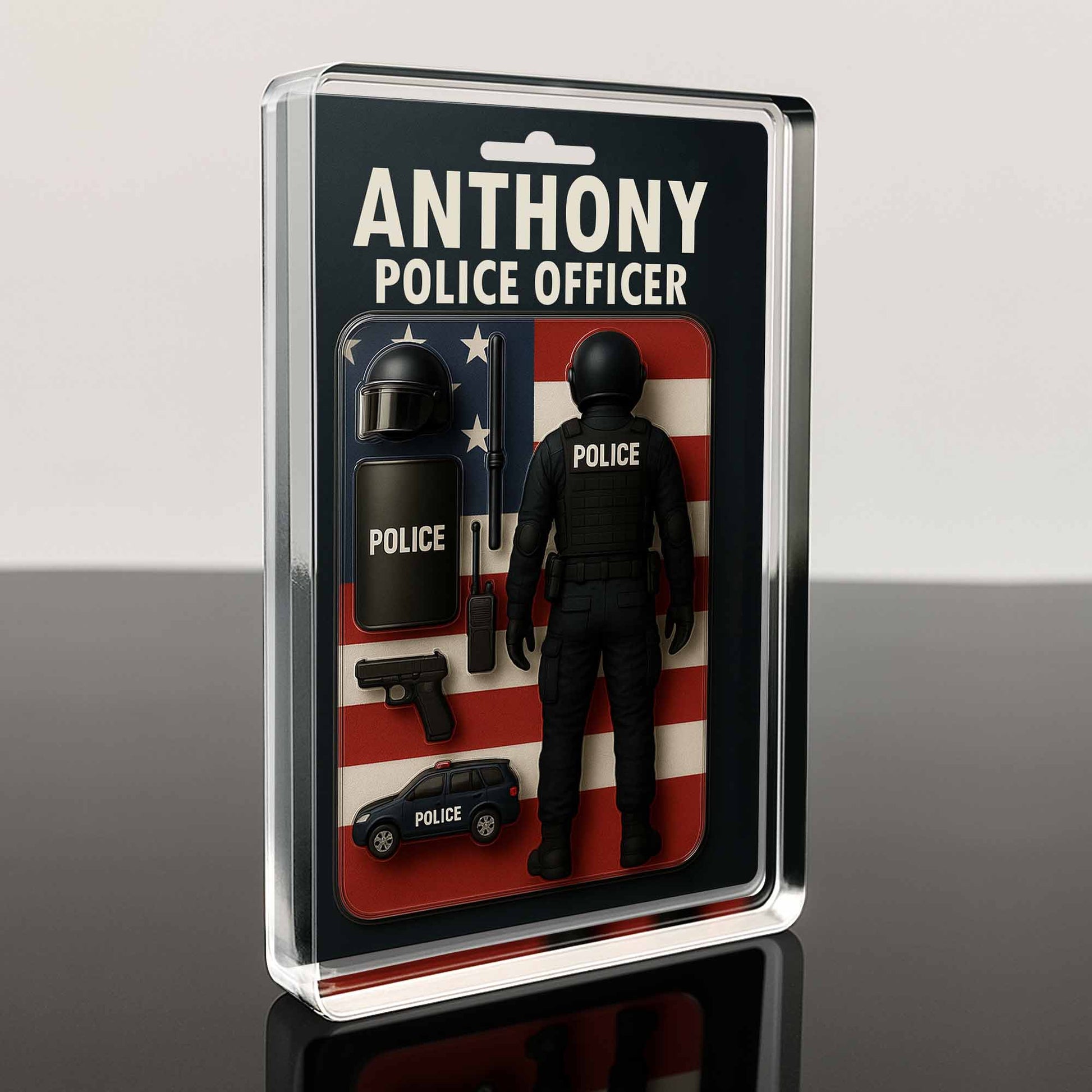 Anthony Police Officer, Police Uniform and Tactical Gear