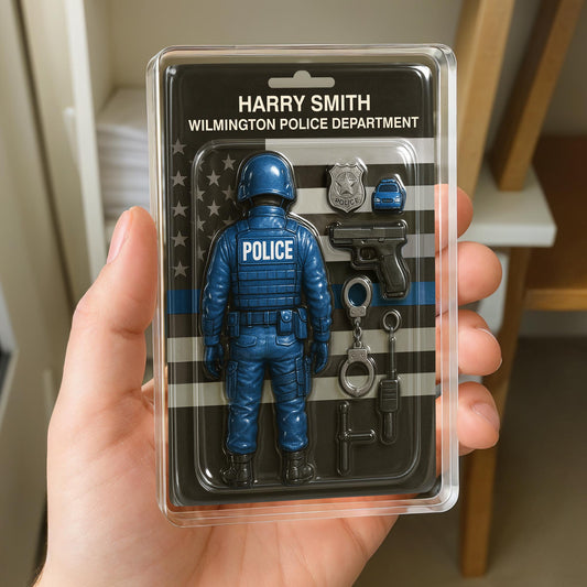 Honor And Duty, Celebrate Law Enforcement Heroes, Police Officer Figurine And Accessories