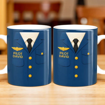 Celebrate The Love For Aviation With This Custom Pilot Uniform Design, Wings Badge
