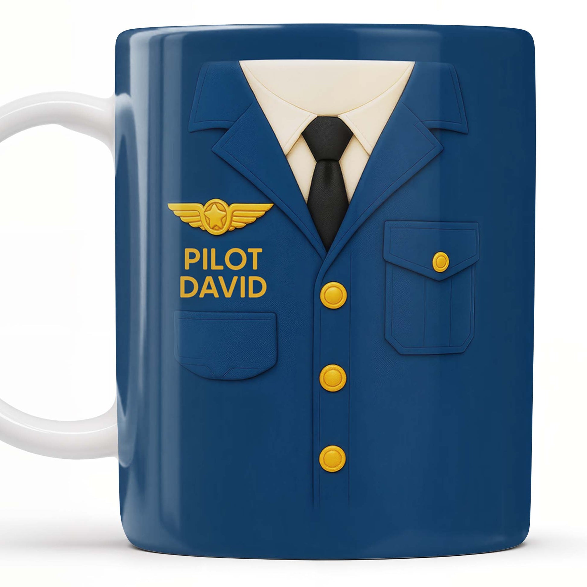 Celebrate The Love For Aviation With This Custom Pilot Uniform Design, Wings Badge