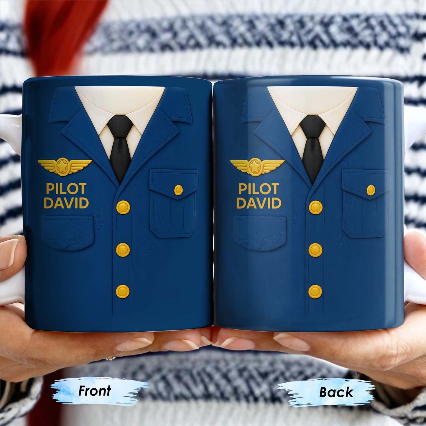 Celebrate The Love For Aviation With This Custom Pilot Uniform Design, Wings Badge