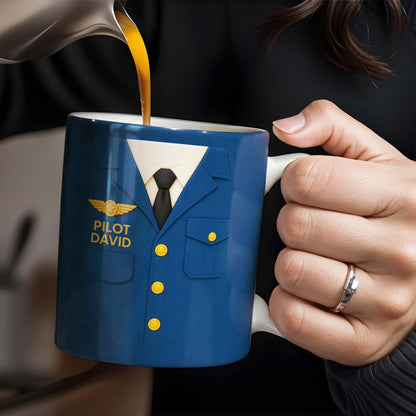 Celebrate The Love For Aviation With This Custom Pilot Uniform Design, Wings Badge