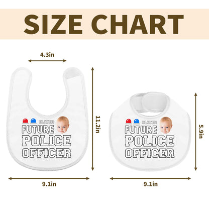 Future Police Officer, Baby Face And Police Hat